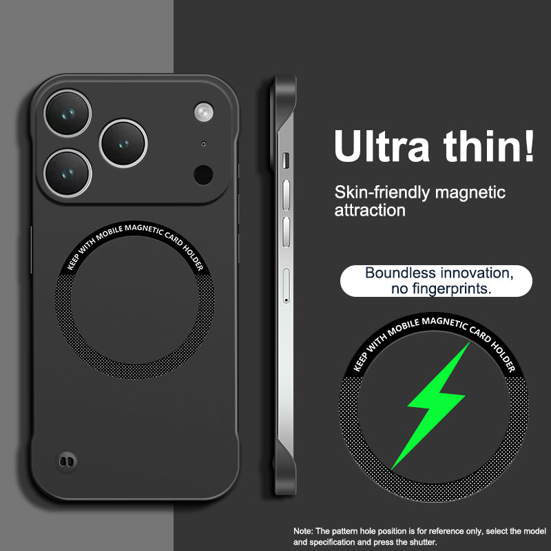Magnetic Frameless Hard Case For iPhone