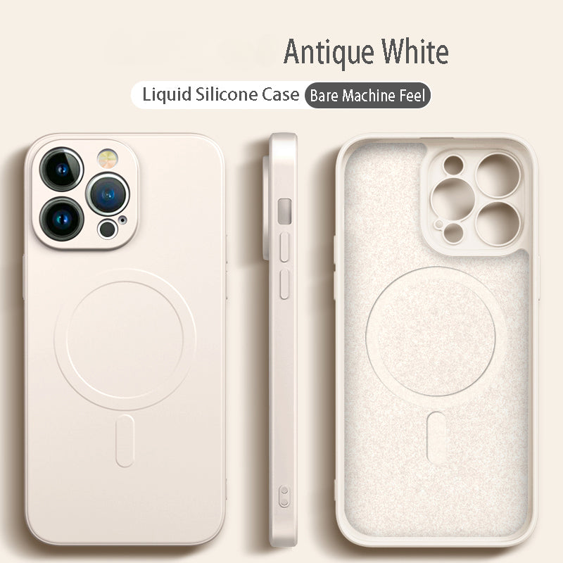 Solid Color Soft Silicone Case For iPhone