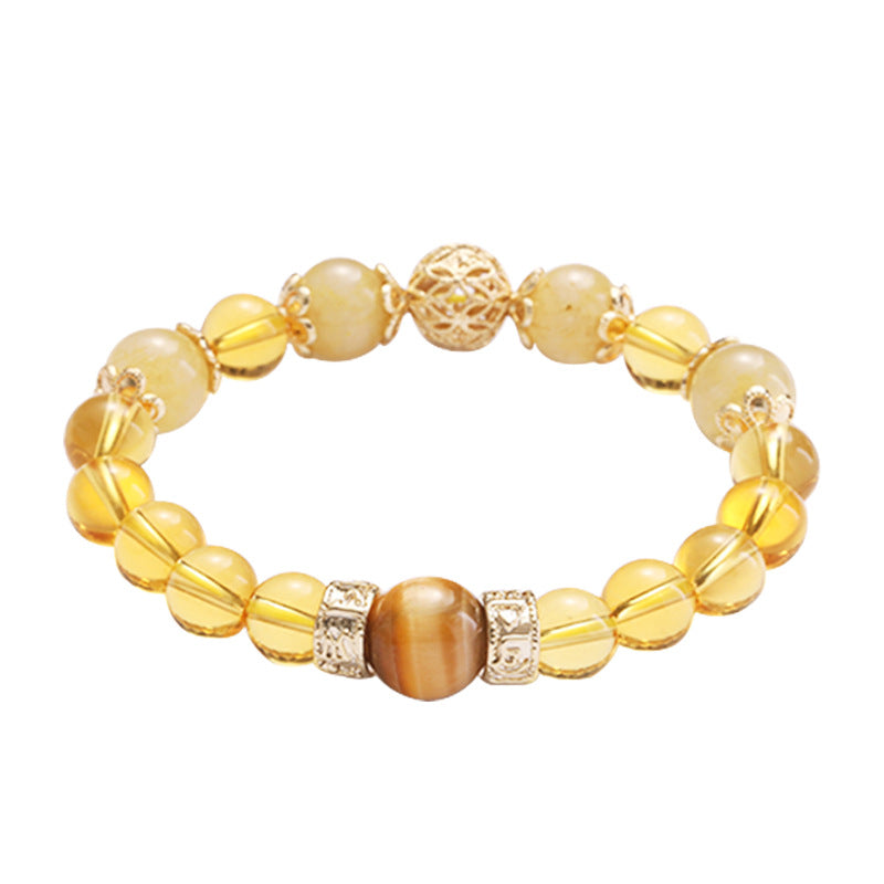 Handmade Lucky Citrine Bracelet