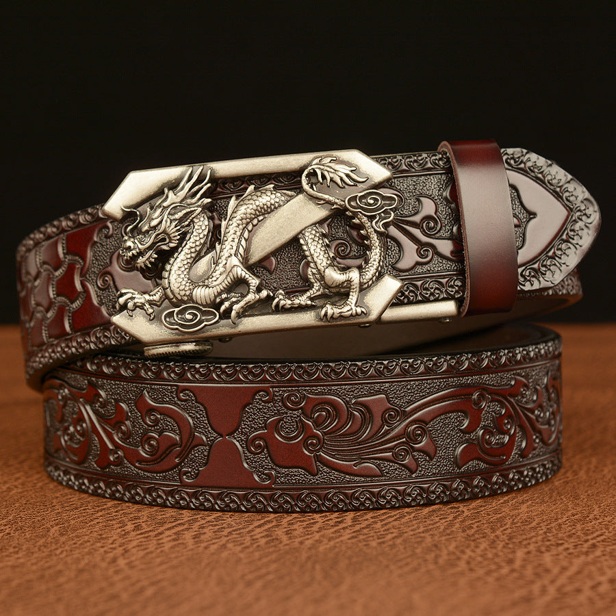 Z Dragon Automatic Buckle Vintage Belt