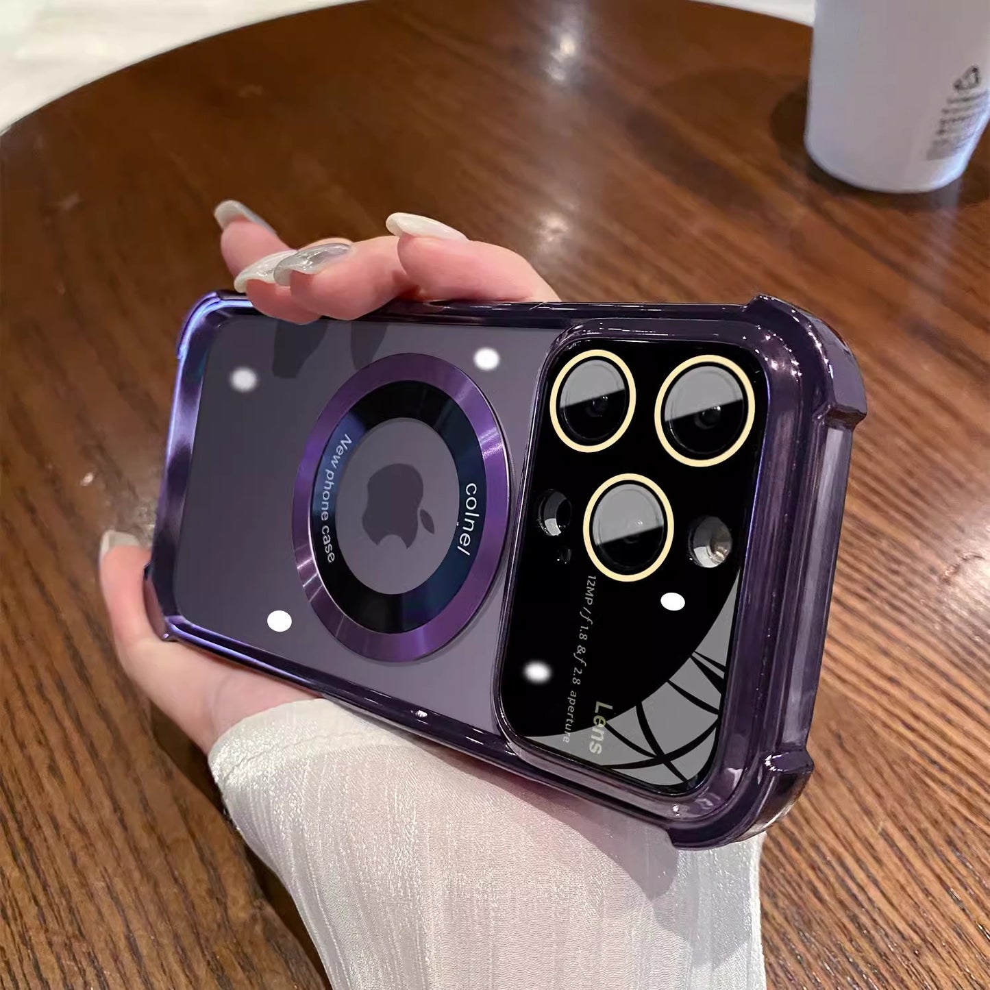 Lens Protection Transparent Case for iPhone