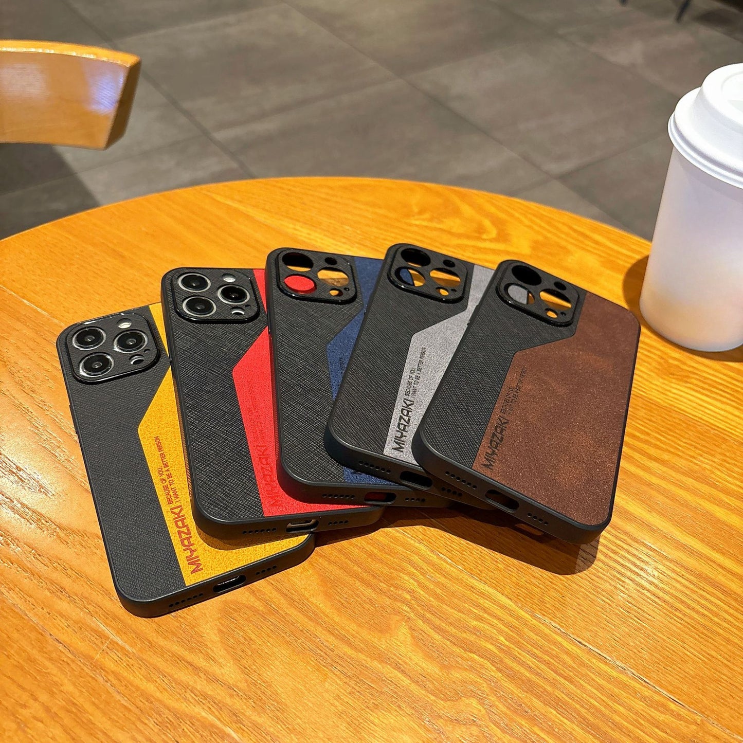 Matte Clashing Colors Case for iPhone