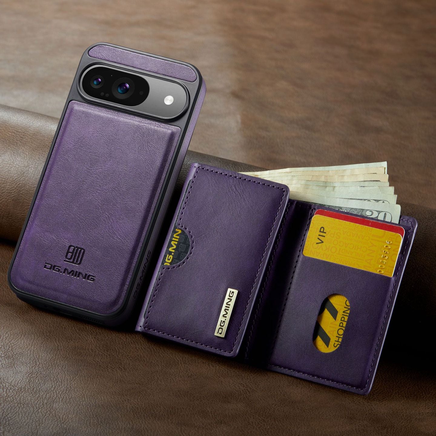 2 in 1 Detachable Magnetic Wallet Case for Google Pixel