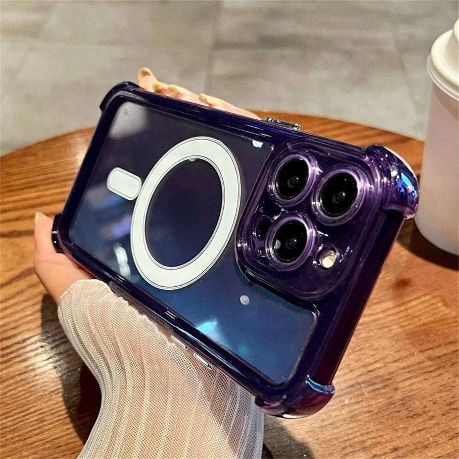 Shockproof Bumper Transparent Case For iPhone