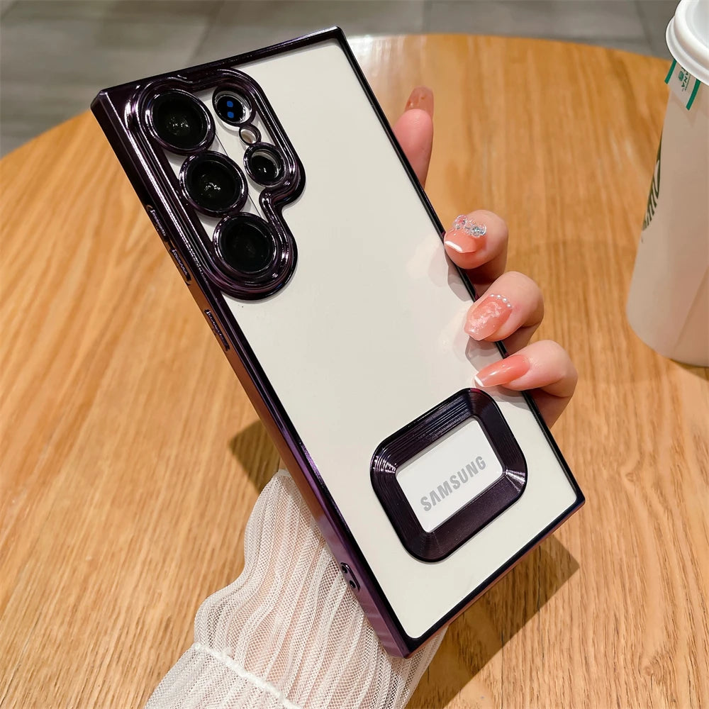 Transparent Lens Protection case for Samsung