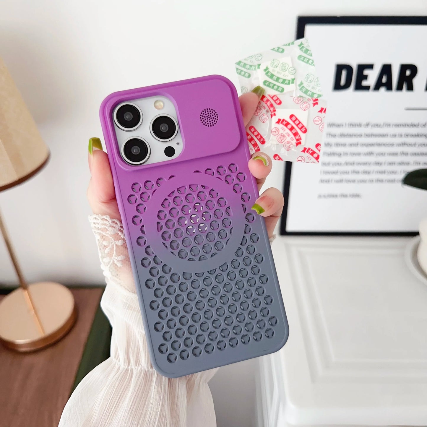 Colorful Heat Dissipation Soft Case For iPhone