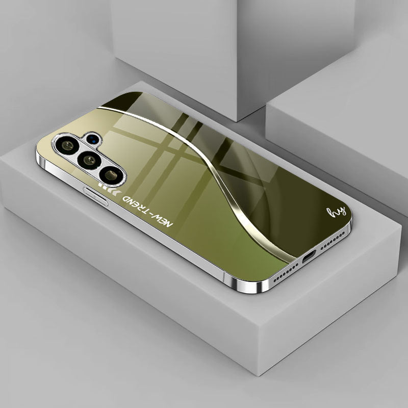 Simple Business Glass Case For Galaxy