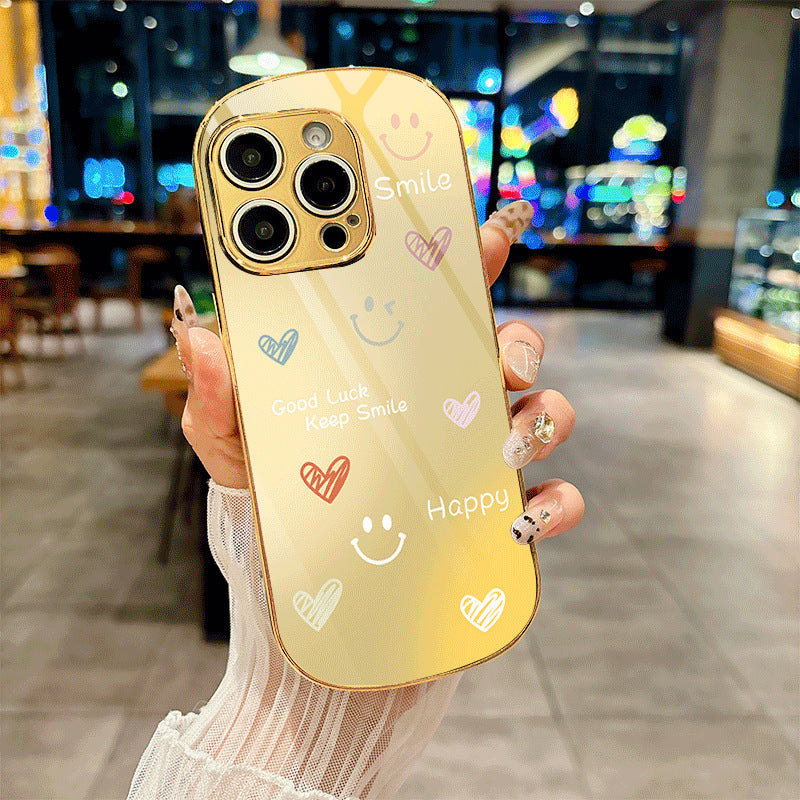 Love Graffiti Oval Hard Case for iPhone