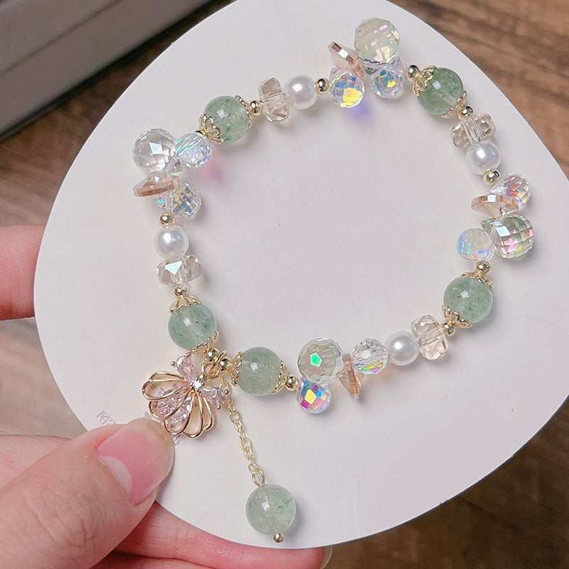 Seashell Clear Quartz Bracelet