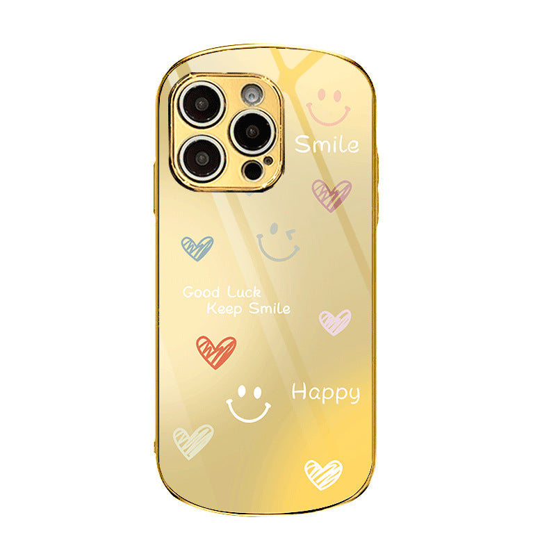 Love Graffiti Oval Hard Case for iPhone