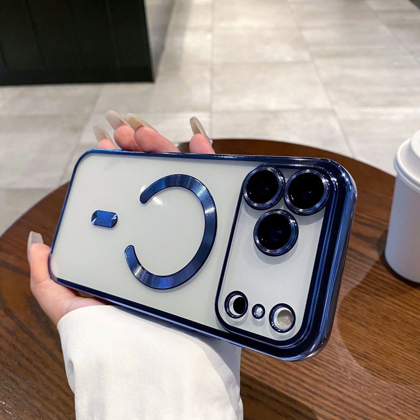 Lens Protection Plating Soft Case for iPhone