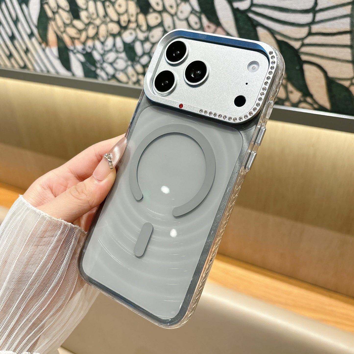 Transparent Acrylic Wave Case for iPhone