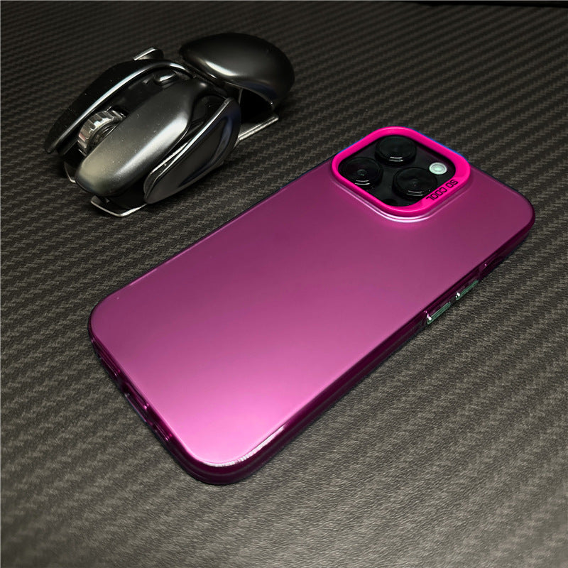 Solid Color Matte Hard Case for iPhone
