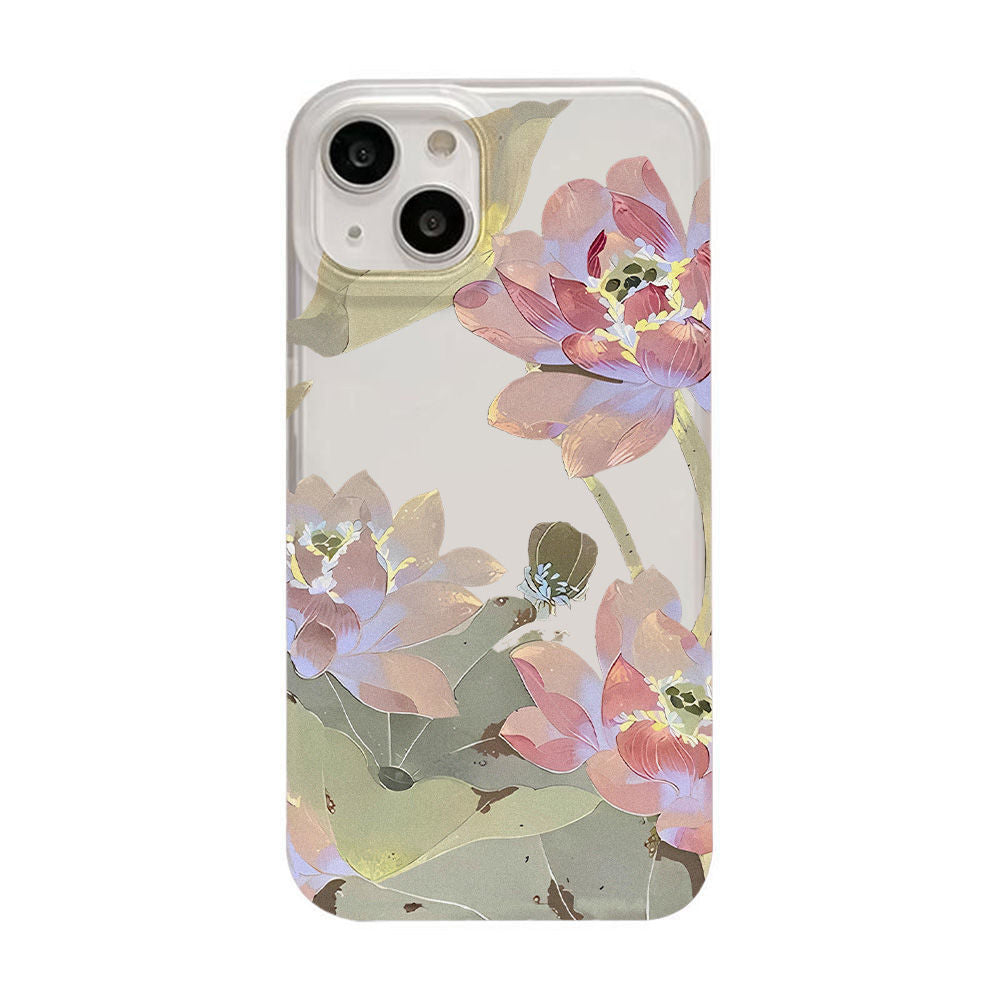 Lotus Matte Translucent Case for iPhone