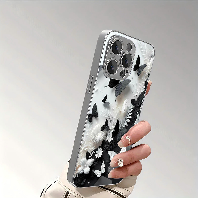 Butterfly Pattern Hard Case for iPhone