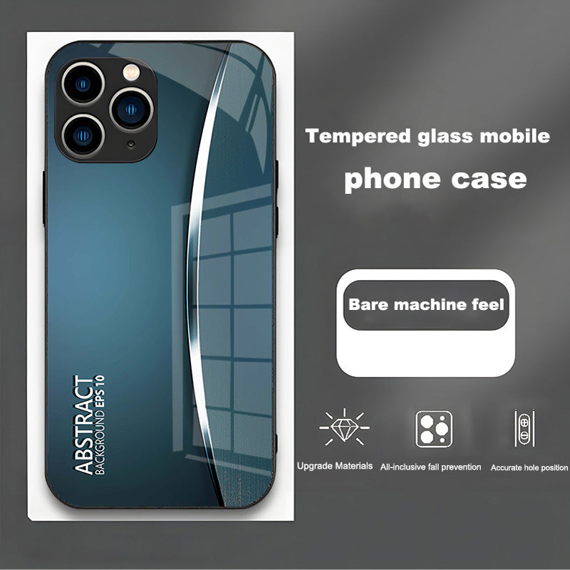 Tempered Glass Case For iPhone
