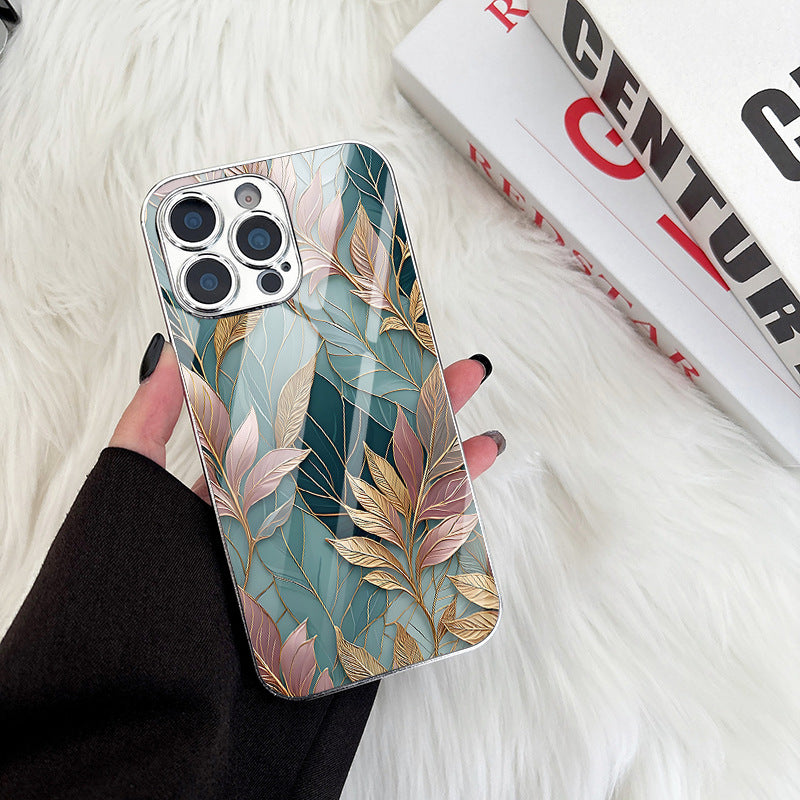 Golden Branch Design Hard Case for iPhone