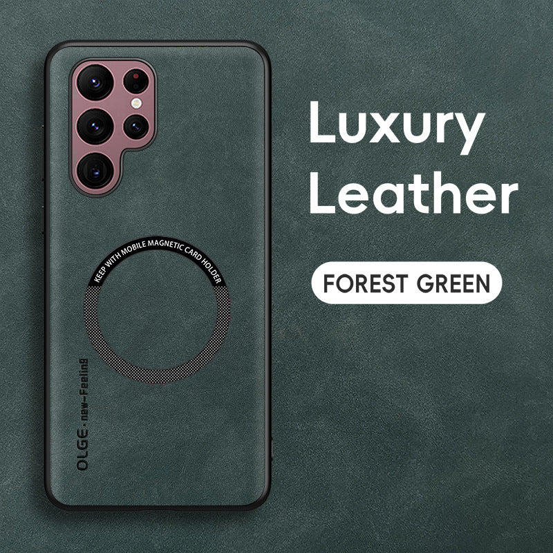 Faux Sheepskin Leather Case for Samsung