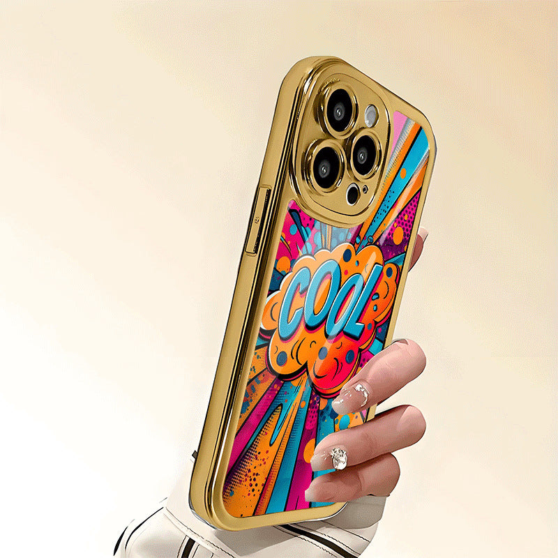 “COOL” Pattern Hard Case for iPhone
