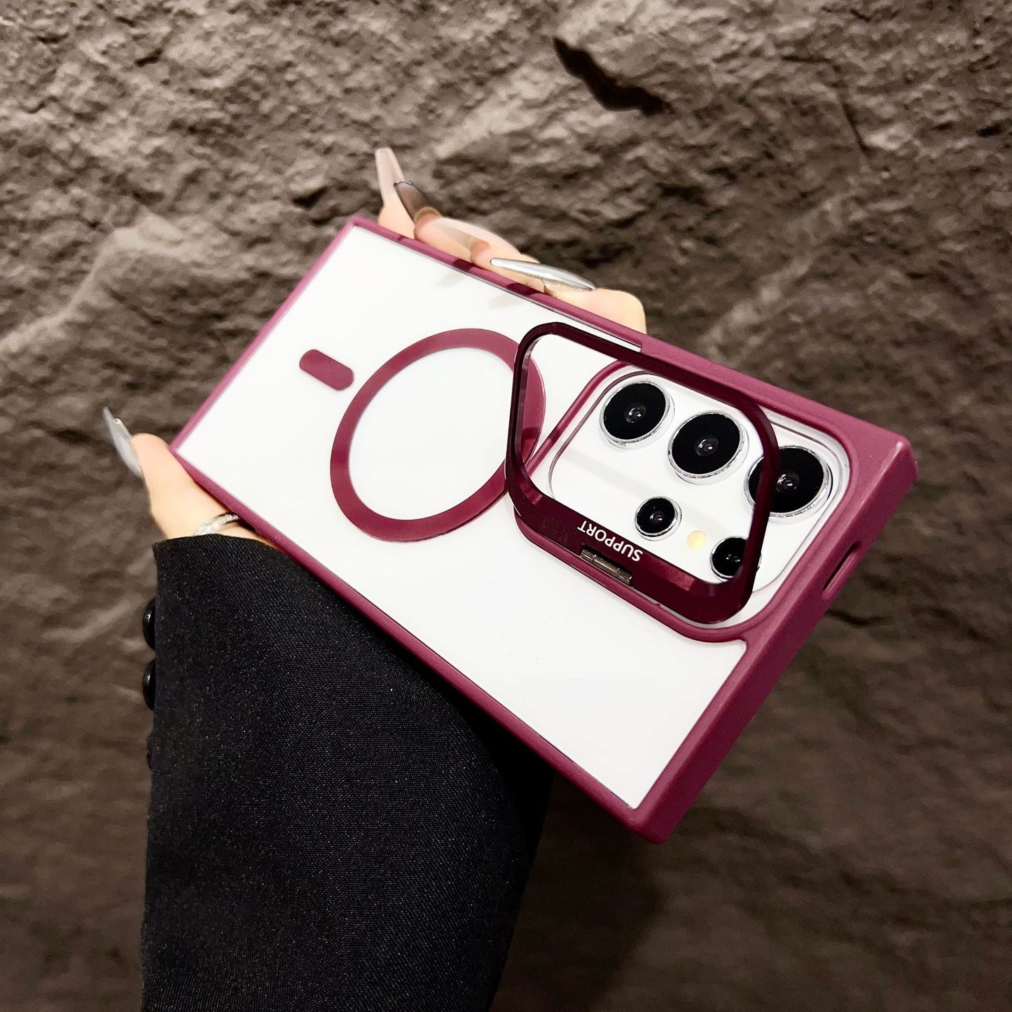 Lens Holder Transparent Case for Samsung