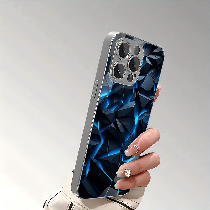 Blue Light Flow Hard Case for iPhone