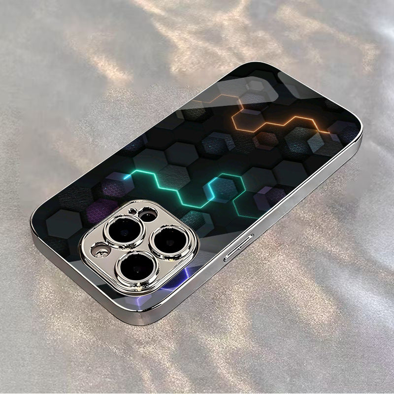 Honeycomb Pattern Hard Case for iPhone