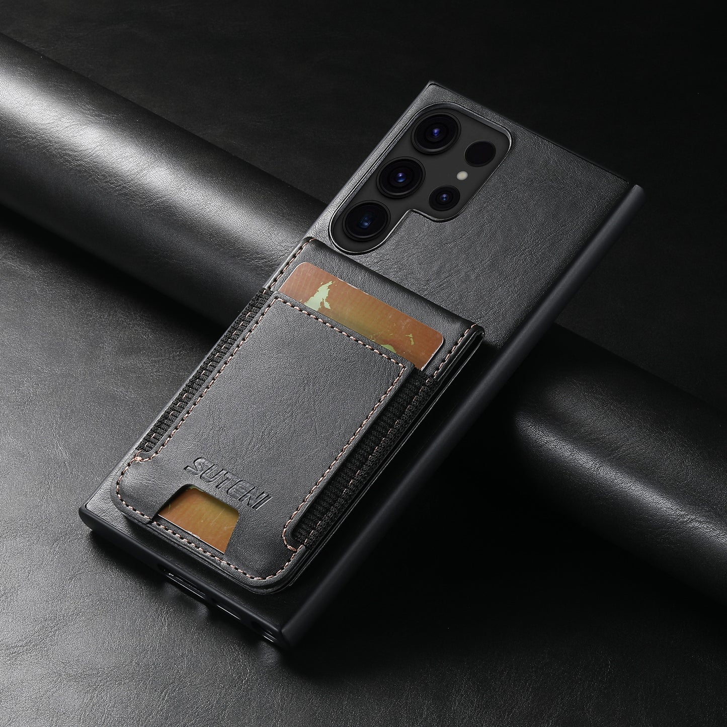 Cardbag Holder Leather Case for Samsung