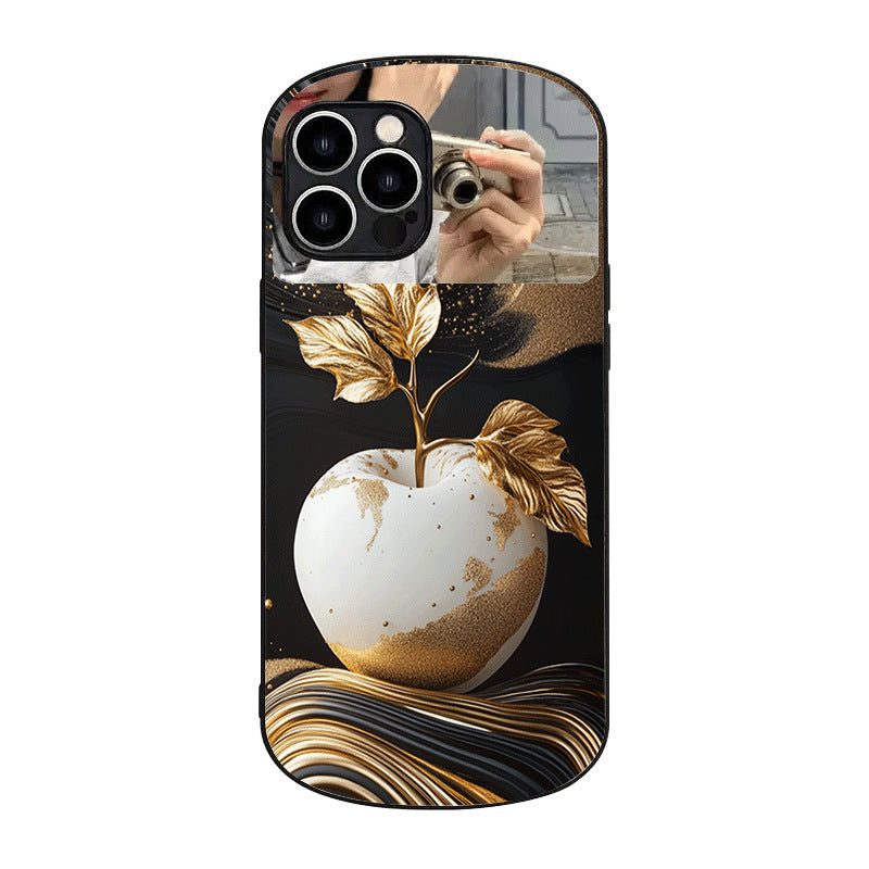 Makeup Mirror Oval Hard Case for iPhone