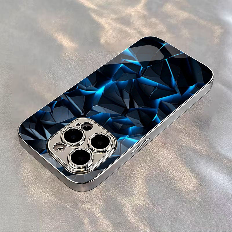 Blue Light Flow Hard Case for iPhone