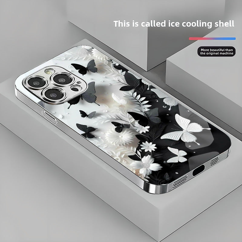 Butterfly Pattern Hard Case for iPhone