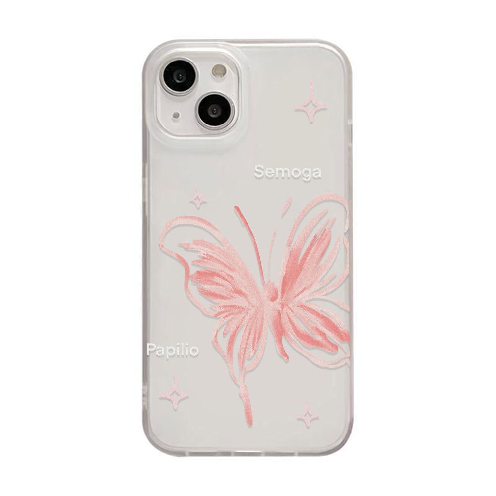 Butterfly Matte Translucent Case for iPhone