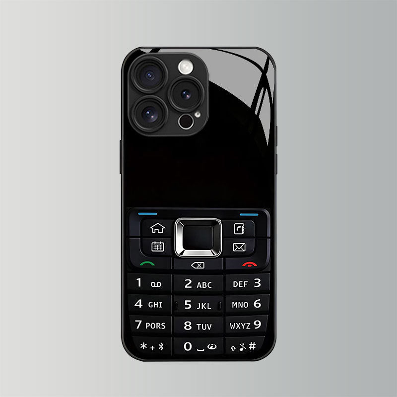 Vintage Keypad Design Hard Case for iPhone