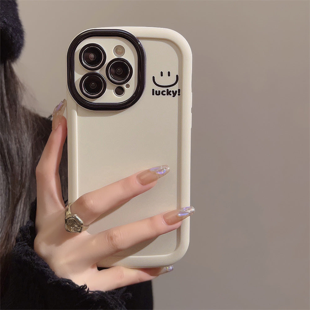 Graffiti Smiley Silicone Case for iPhone
