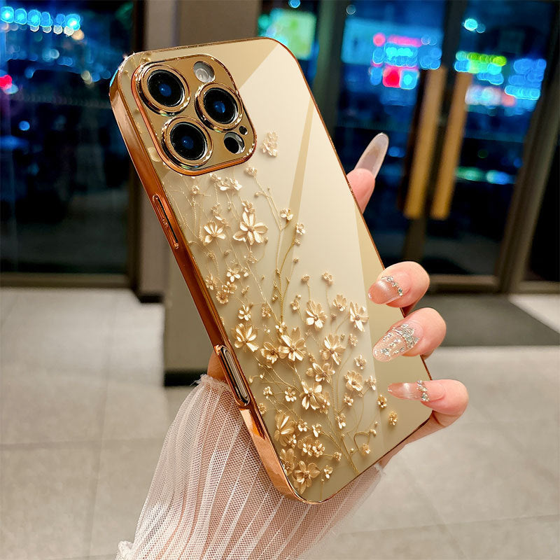 Floral Pattern Hard Case for iPhone