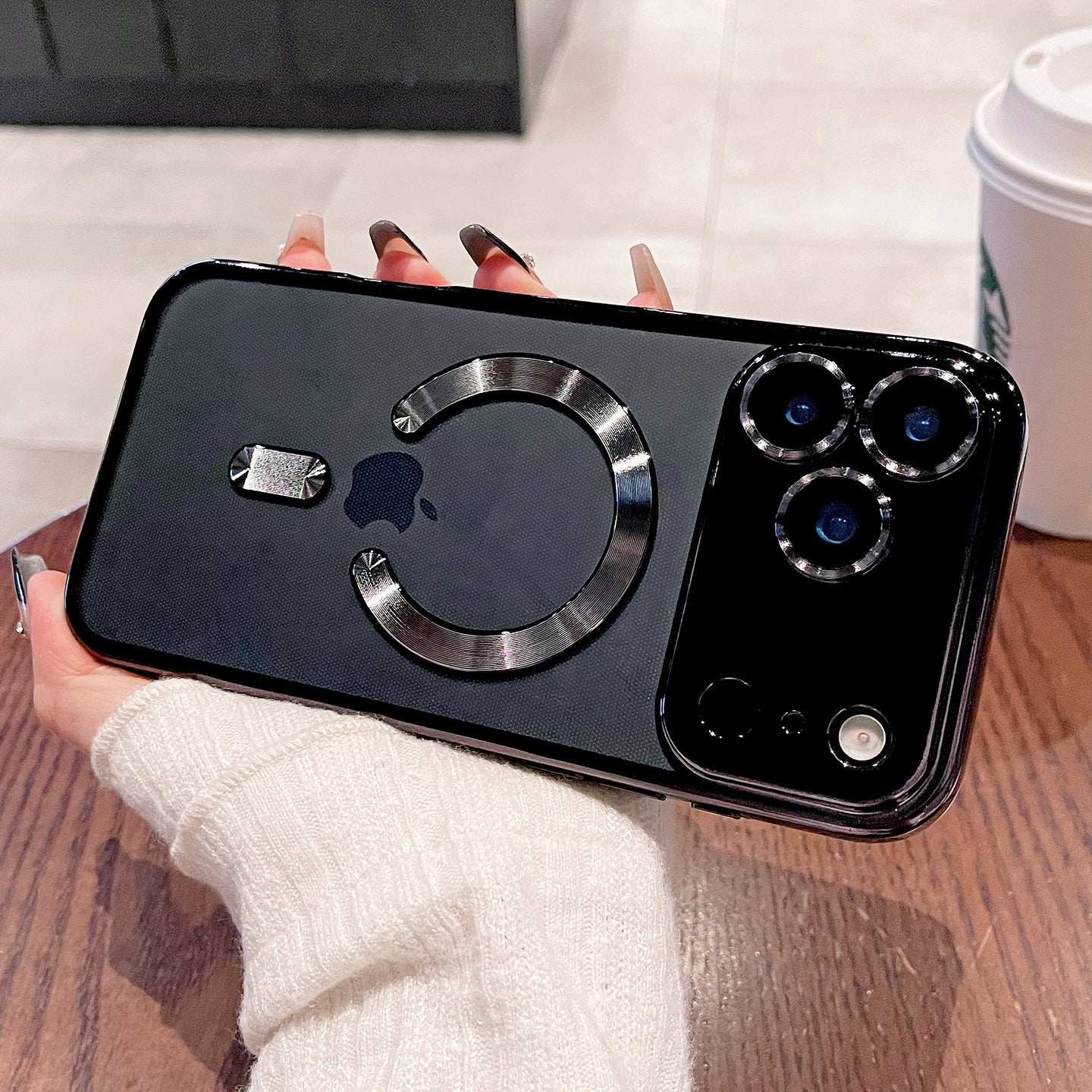 Lens Protection Plating Soft Case for iPhone