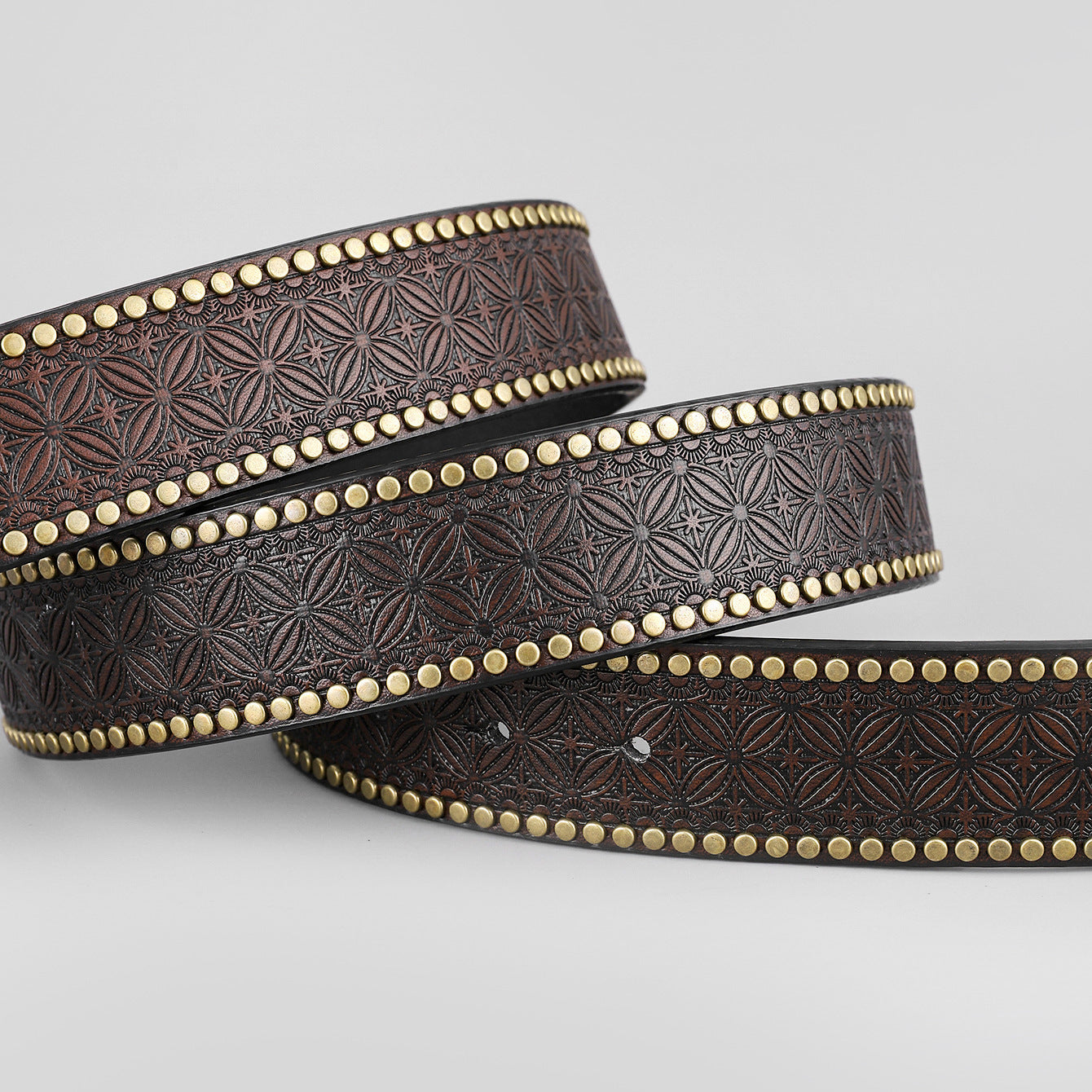 Western Cowboy Style Studded Vintage Belt