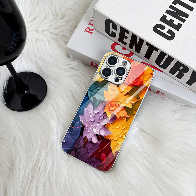 Colorful Maple Leaves Hard Case for iPhone