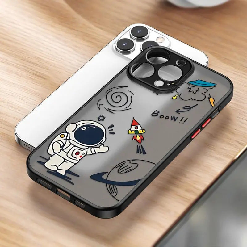 Astronaut Translucent Matte Case for iPhone