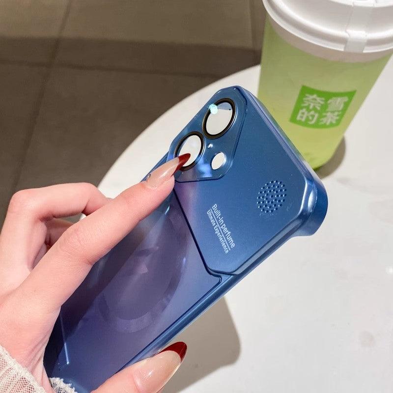 Frameless Lens Protection Matte Case for iPhone