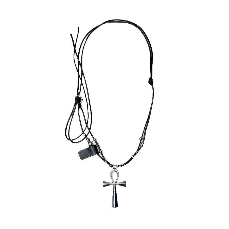 Y2K Cross Punk Necklace