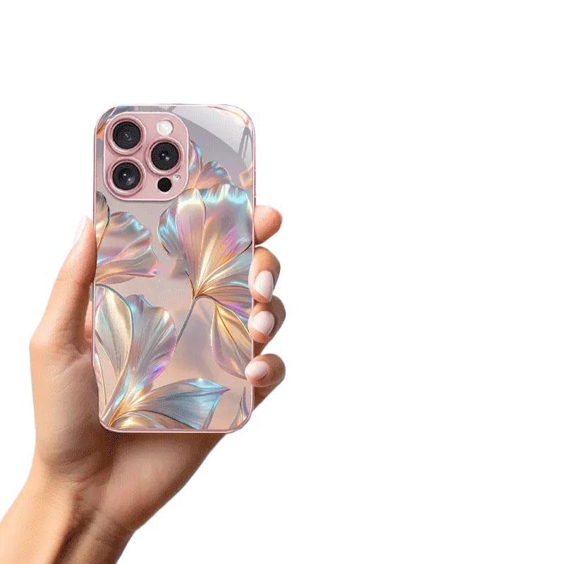 Sparkly Flower Hard Case for iPhone