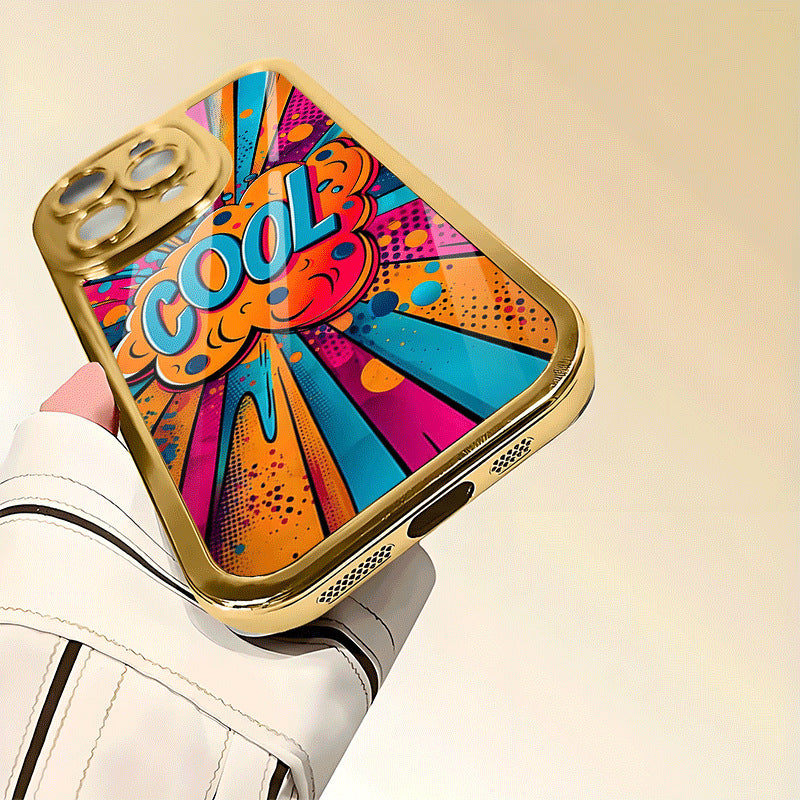 “COOL” Pattern Hard Case for iPhone