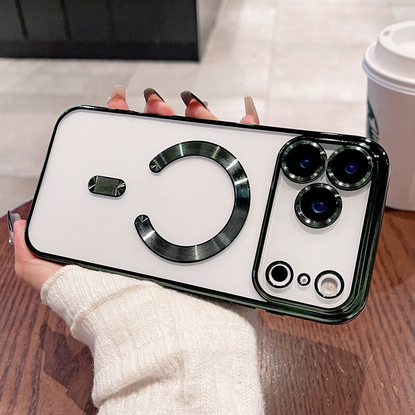 Lens Protection Plating Soft Case for iPhone