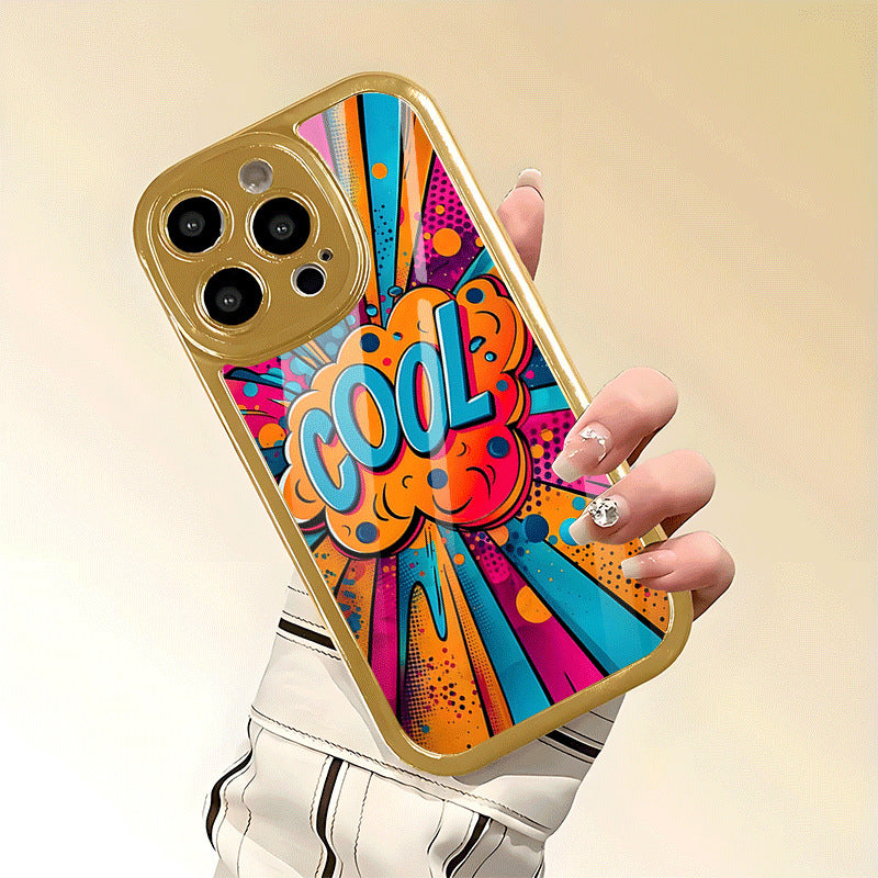 “COOL” Pattern Hard Case for iPhone