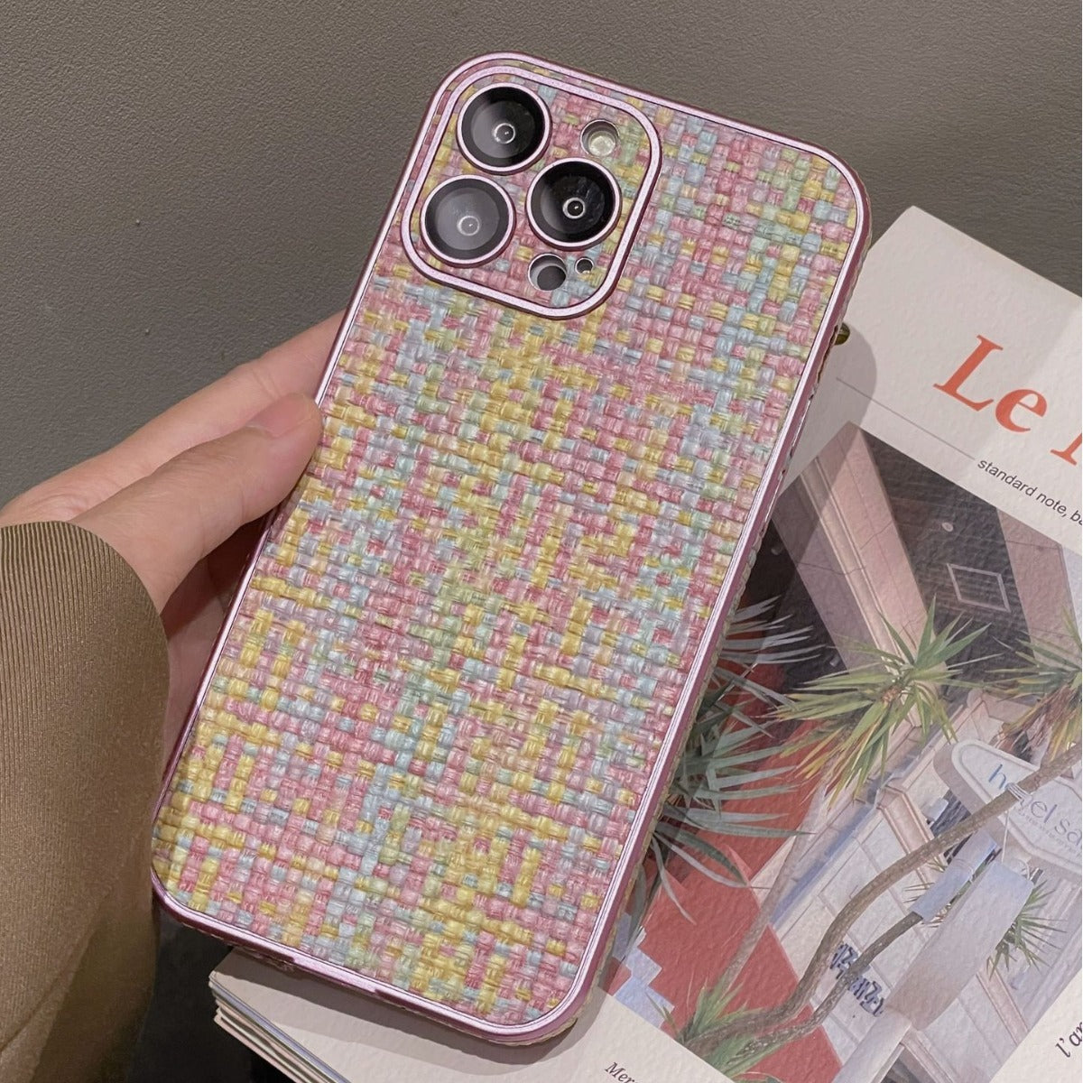 Lens Protection Braided Case for iPhone