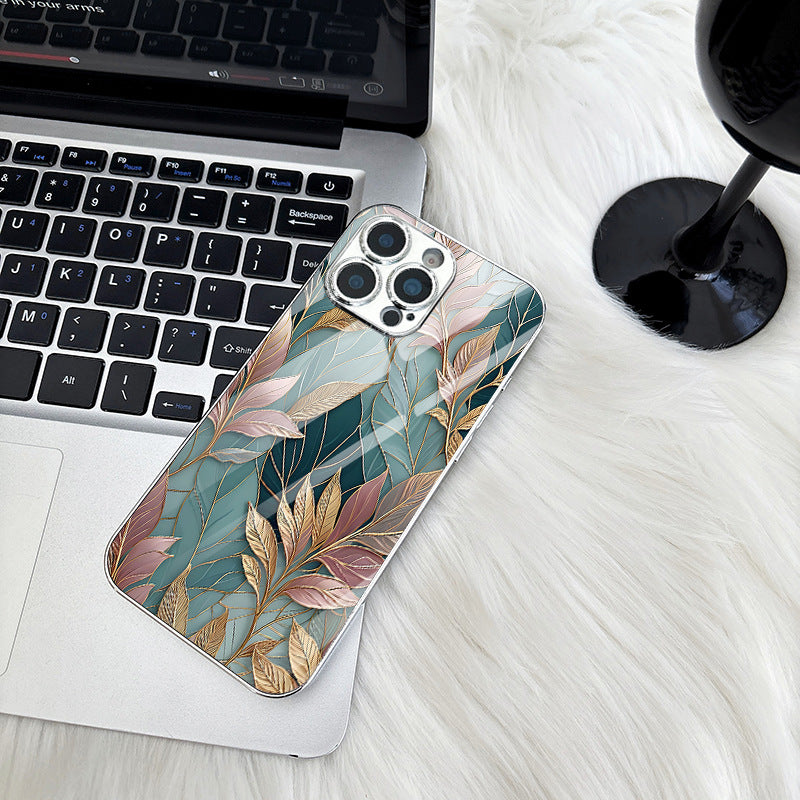Golden Branch Design Hard Case for iPhone