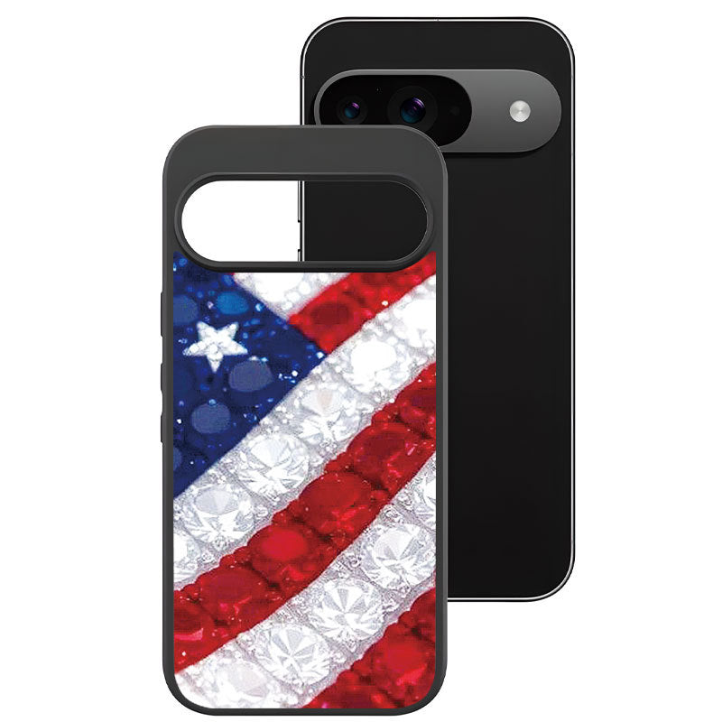 Bling Star-Spangled Banner Hard Case for Google Pixel