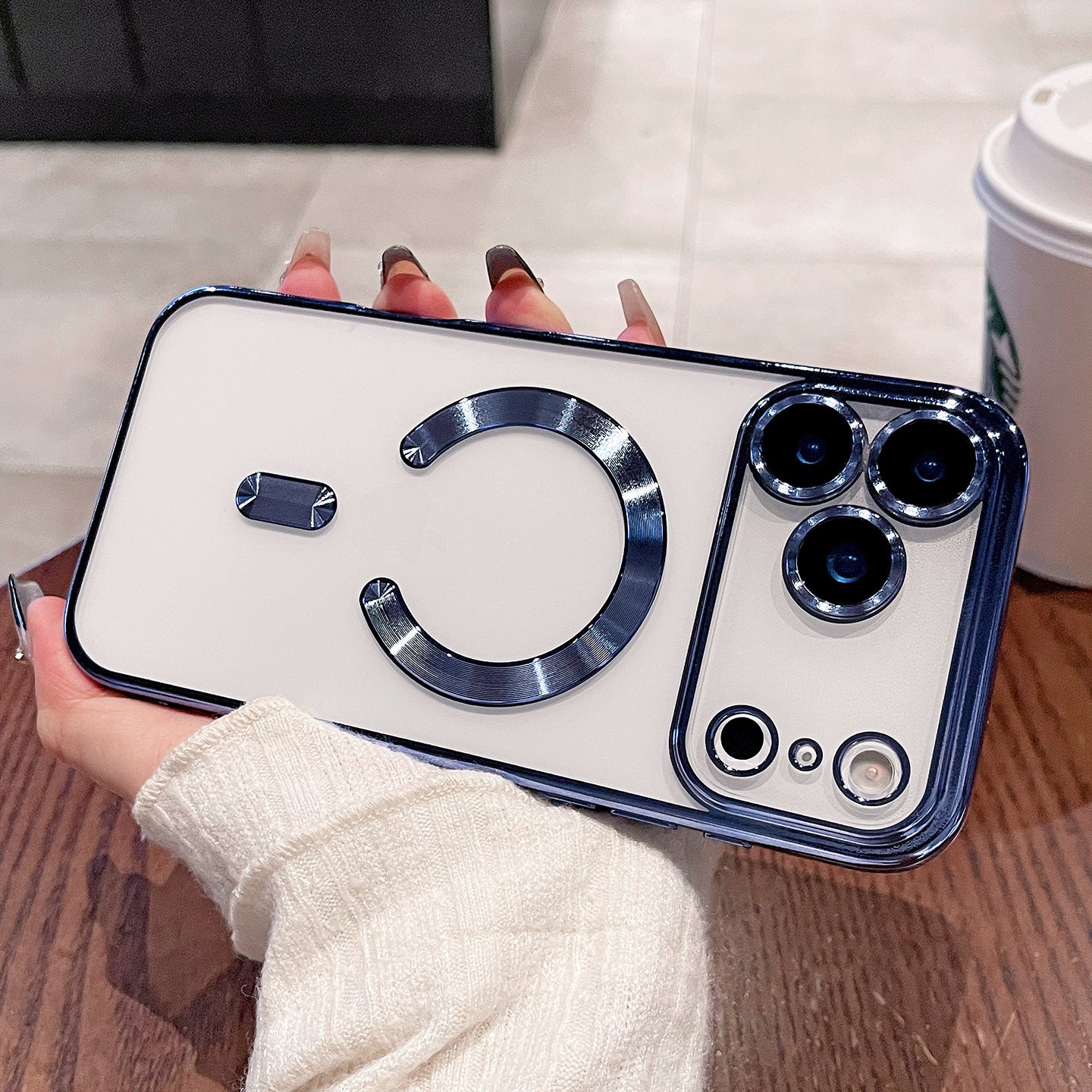 Lens Protection Plating Soft Case for iPhone