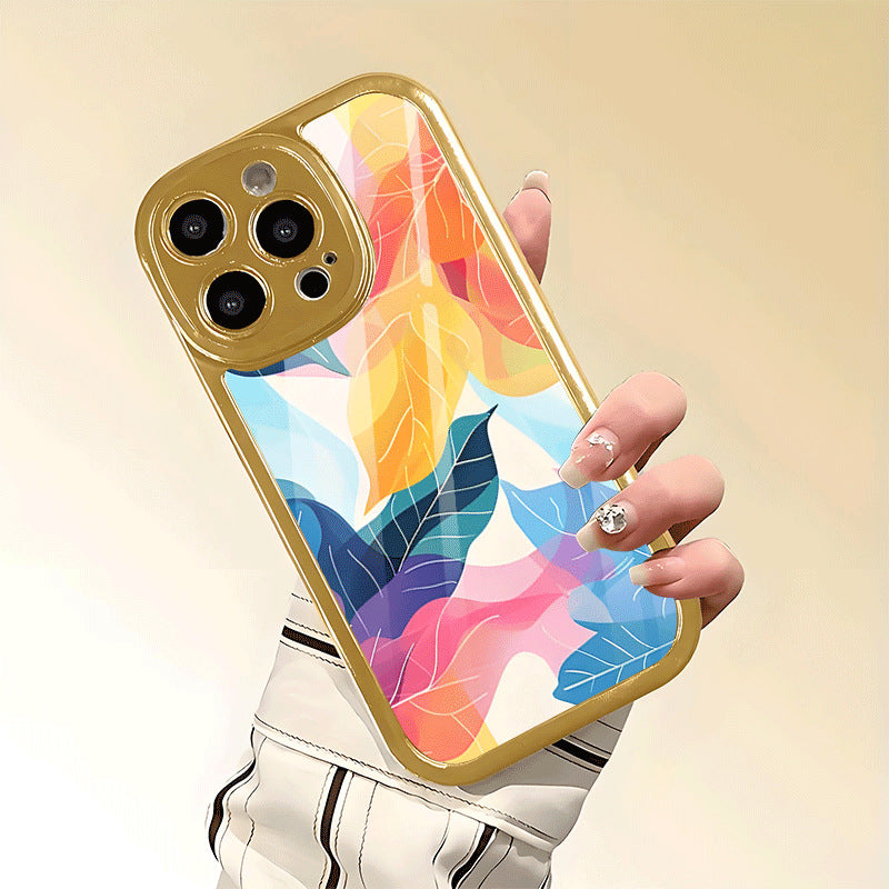 Colorful Leaves Hard Case for iPhone