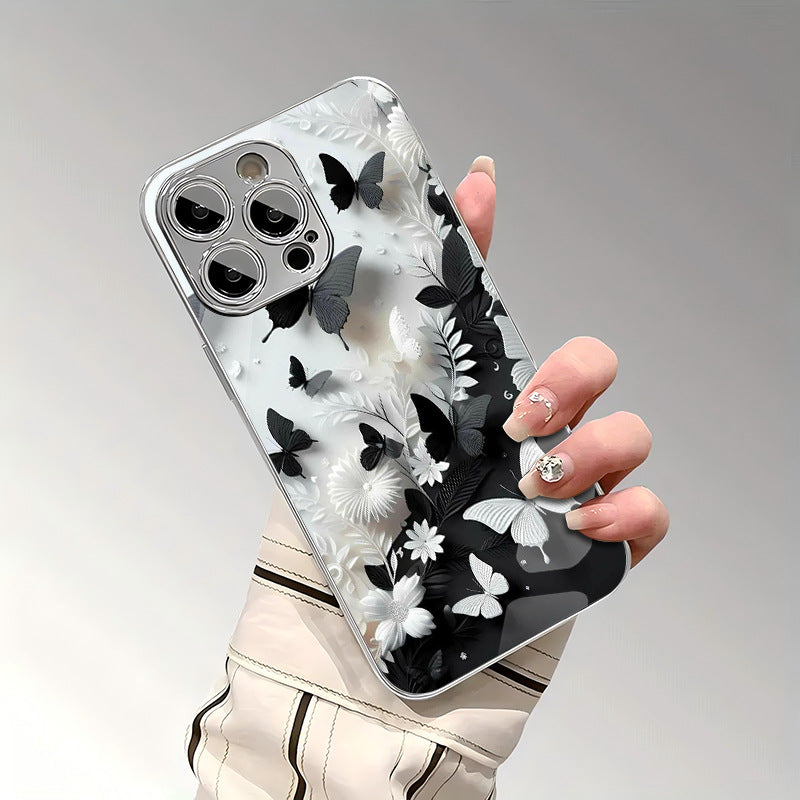 Butterfly Pattern Hard Case for iPhone